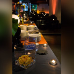 soirée, skyboard, rock band, étoile