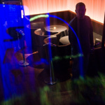 soirée, skyboard, rock band, étoile