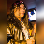 soirée, skyboard, rock band, étoile