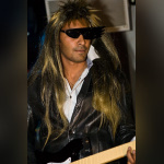 soirée, skyboard, rock band, étoile