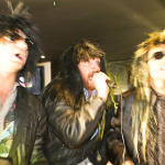 soirée, skyboard, rock band, étoile