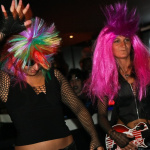 soirée, skyboard, rock band, étoile