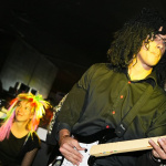 soirée, skyboard, rock band, étoile