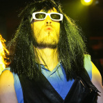 soirée, skyboard, rock band, étoile