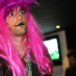 soirée, skyboard, rock band, étoile