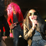 soirée, skyboard, rock band, étoile