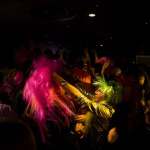 soirée, skyboard, rock band, étoile