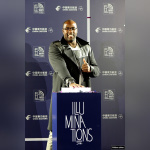 Inauguration des Illuminations des Champs-Elysées avec Teddy Riner