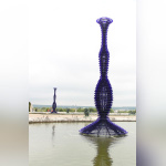 Blue Champagne, Joana Vasconcelos | photo © Sortiraparis.com