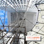 Réouverture du toit de la Grande Arche de La Défense