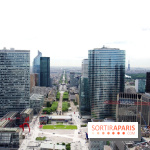 Réouverture du toit de la Grande Arche de La Défense