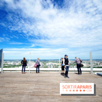 Réouverture du toit de la Grande Arche de La Défense