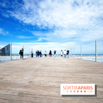 Réouverture du toit de la Grande Arche de La Défense