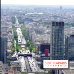 Réouverture du toit de la Grande Arche de La Défense