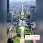 Réouverture du toit de la Grande Arche de La Défense