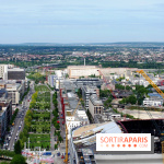 Réouverture du toit de la Grande Arche de La Défense
