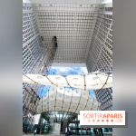Réouverture du toit de la Grande Arche de La Défense