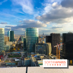 Réouverture du toit de la Grande Arche de La Défense