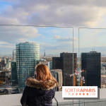 Réouverture du toit de la Grande Arche de La Défense