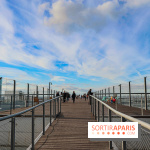 Réouverture du toit de la Grande Arche de La Défense