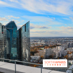 Réouverture du toit de la Grande Arche de La Défense