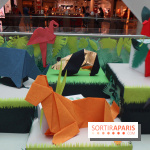 700 animaux en origami envahissent Beaugrenelle !