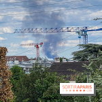 Incendie en cours à Gennevilliers, du côté des Grésillons
