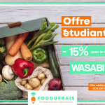 Foodufrais offre un code promo aux étudiants pour des livraisons de produits frais à la maison