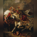 Exposition au Musée Delacroix, Un duel romantique, Le Giaour de Lord Byron par Delacroix