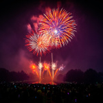 Feu d'artifice du 14 juillet à Rosny-sous-Bois (93)