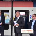 Inauguration du Train des Arts à la gare de l'est
