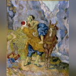 Vincent Van Gogh Le Bon Samaritain (d’après Delacroix) Début mai 1890, huile sur toile, 73 x 59,5 cm. Kröller-Müller Museum, Otterlo Otterlo © Collection Kröller-Mu?ller Museum, Otterlo