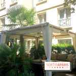 Le restaurant-terrasse des Jardins du Marais