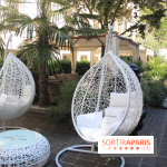 Le restaurant-terrasse des Jardins du Marais