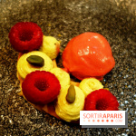 Le Christine : tarte pistaches et framboises