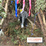 Construction de cabanes au Villages Nature