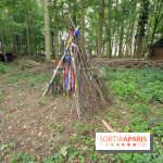 Construction de cabanes au Villages Nature