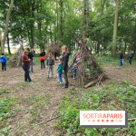 Construction de cabanes au Villages Nature