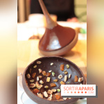 Bûche de Noël toupie du Shangri-La Paris 2017