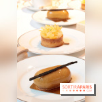 Bûche de Noël toupie du Shangri-La Paris 2017