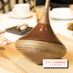 Bûche de Noël toupie du Shangri-La Paris 2017