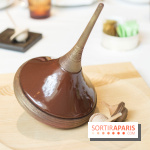 Bûche de Noël toupie du Shangri-La Paris 2017