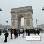 La Neige à Paris - Arc de Triomphe