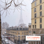 La Neige à Paris - tour Eiffel