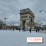 La Neige à Paris - Arc de Triomphe