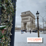 La Neige à Paris - Arc de Triomphe