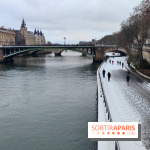 La Neige à Paris - quais de Seine