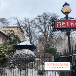 La Neige à Paris - métro