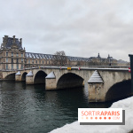 La Neige à Paris - pont du Carrousel