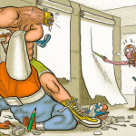 Le Catch de Dessinateurs à Moustache au Petit Bain